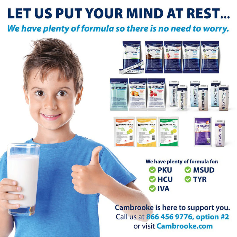 Glytactin® BUILD 20/20 Oral Supplement Raspberry Lemonade Flavor Powder 1.1 oz. Individual Packet (1182480_EA) 1/EA