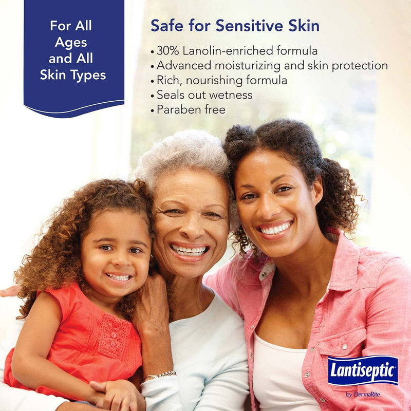 Lantiseptic® Dry Skin Therapy Skin Protectant 14 oz. Jar Lanolin Scent Cream (1126672_EA) 1/EA