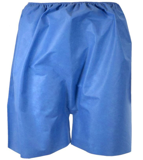 HPK Industries Exam Shorts X-Large Blue SMS Adult Disposable (866117_CS) 50/CS
