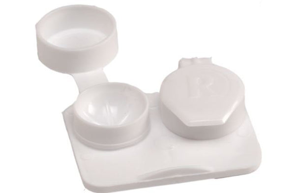 HilcoVision™ Contact Lens Case White (1058189_CS) 50/CS