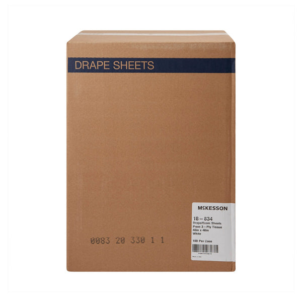 McKesson General Purpose Drape Physical Exam Drape 40 W X 48 L Inch NonSterile (146456_CS) 100/CS