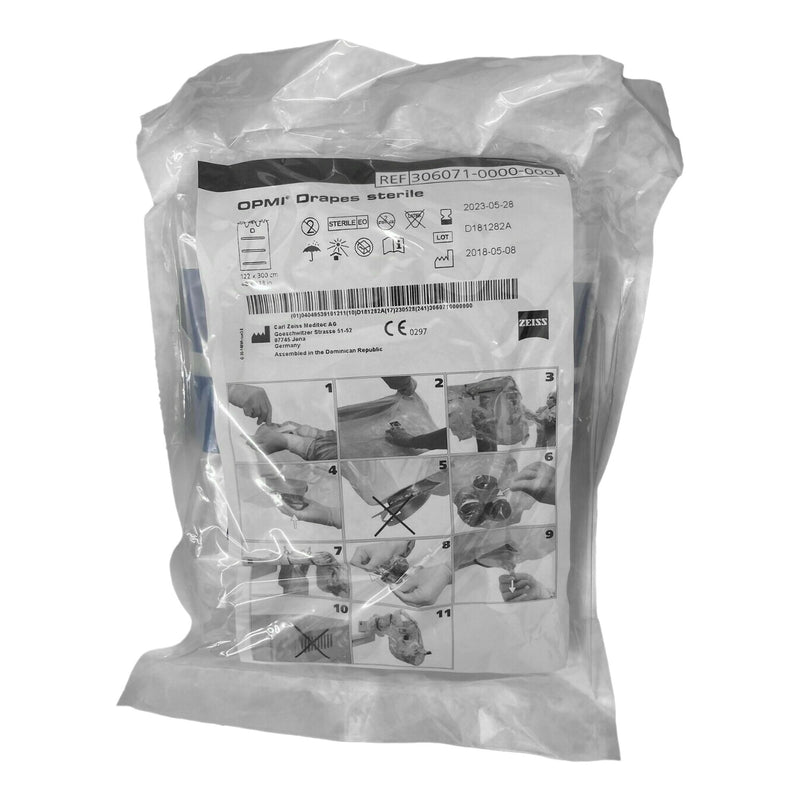 VisionGuard™ Microscope Drape 118 L X 48 W Inch For OPMI® MD/CS/11, 111, ORL, PRO magis, OPMI® Neuro, Movena, Sensera, Pro Ergo, Pentero, and VISU 140/150/160/200/210 (221316_EA) 1/EA