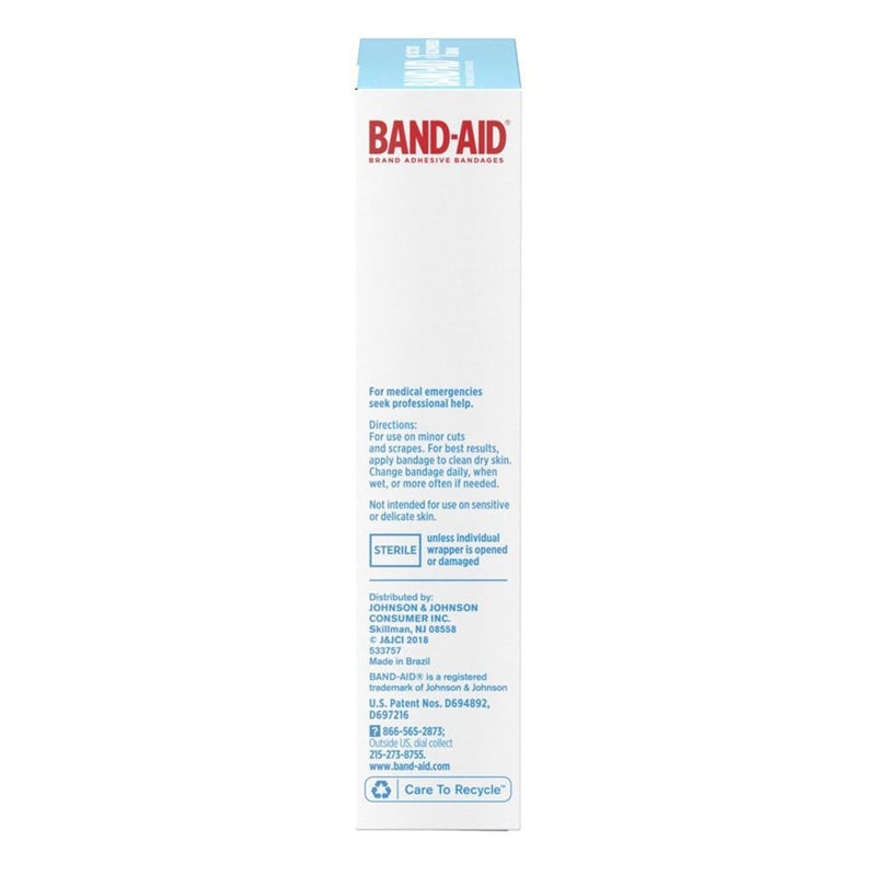 Band-Aid® Water Block® Tough Strips™ XL Adhesive Strip 1-3/4 X 4 Inch Plastic Rectangle Tan Sterile (1228803_BX) 10/BX