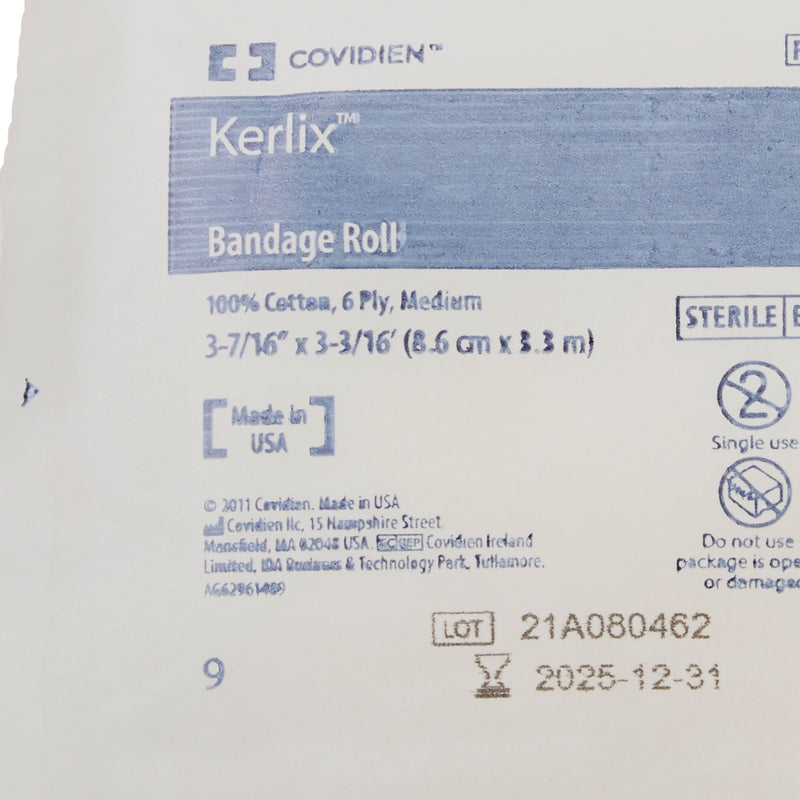 Kerlix™ Fluff Bandage Roll 3-4/10 Inch X 3-6/10 Yard 6-Ply Sterile 1 per Pouch (175414_CS) 96/CS