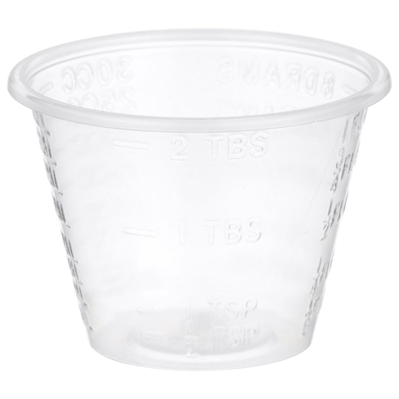 McKesson Medicine Cup 1 oz. Clear Plastic Disposable NonSterile (188670_CS) 5000/CS
