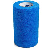 3M™ Coban™ Cohesive Bandage 4 Inch X 5 Yard Self-Adherent Closure Blue NonSterile Standard Compression (176494_CS) 18/CS
