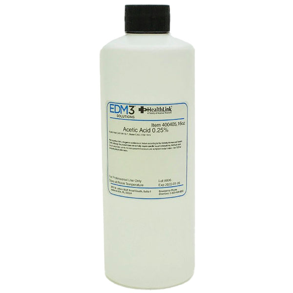 EDM 3 LLC Chemistry Reagent Acetic Acid ACS Grade 0.25% 16 oz. (446692_EA) 1/EA