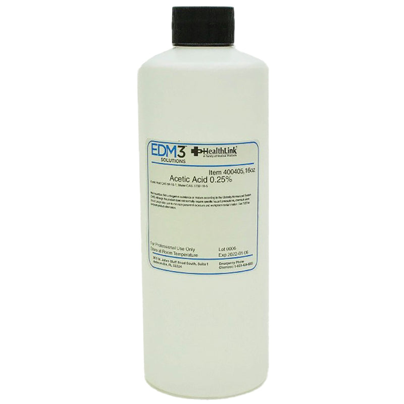 EDM 3 LLC Chemistry Reagent Acetic Acid ACS Grade 0.25% 16 oz. (446692_EA) 1/EA