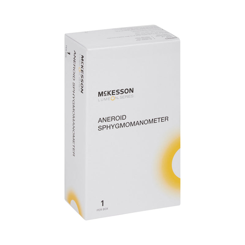 McKesson Deluxe Aneroid Sphygmomanometer Unit Large Adult Cuff Nylon Cuff 34 - 50 cm Pocket Aneroid (1067608_EA) 1/EA