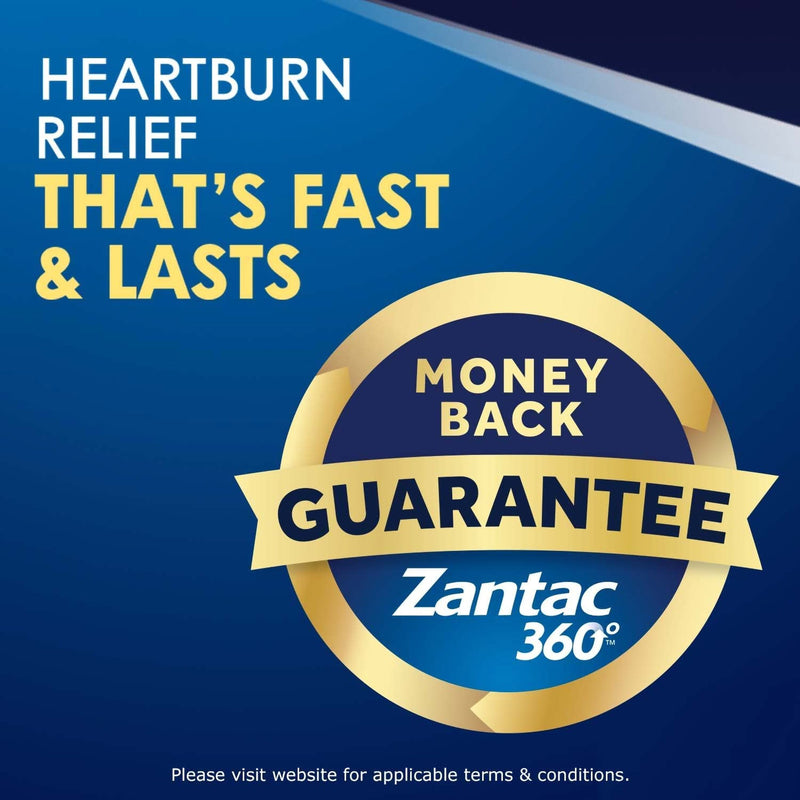 Zantac 360°® Maximum Strength Antacid 20 mg Strength Tablet 50 per Bottle (1230702_BT) 1/BT