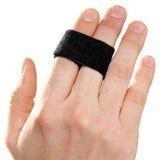 3pp® Buddy Loops® Finger Wrap Splint Adult One Size Fits Most Hook and Loop Strap Closure Finger Black (894822_BX) 100/BX