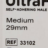 UltraFlex® Male External Catheter Self-Adhesive Band Silicone Medium (577062_EA) 1/EA