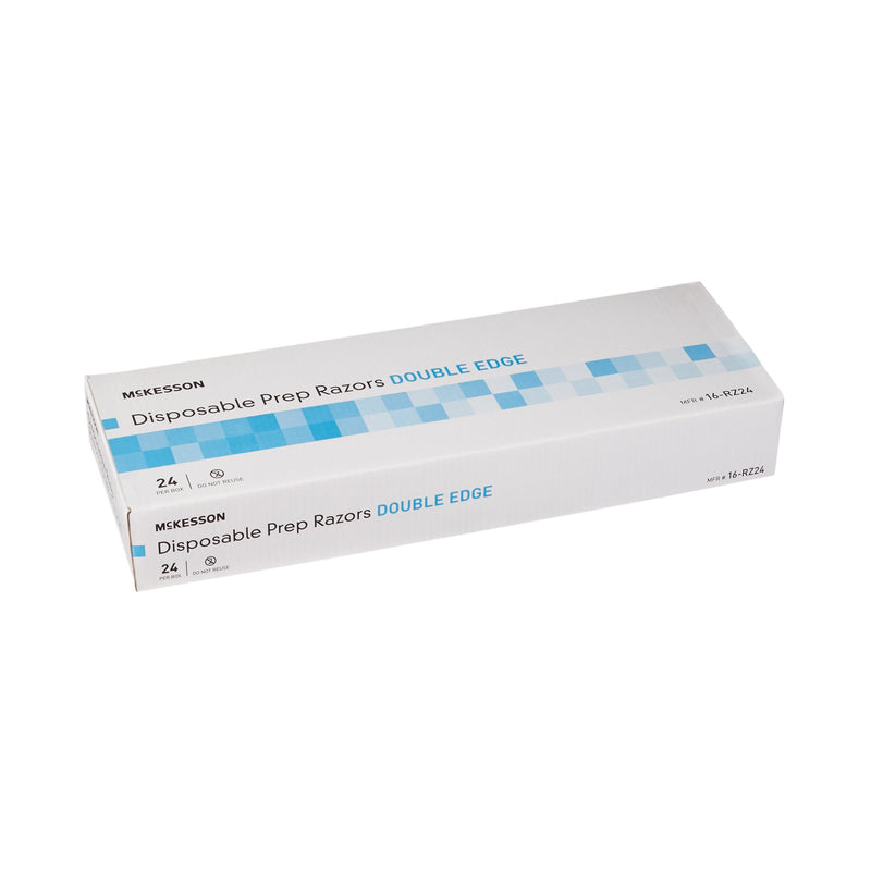 McKesson Surgical Prep Razor Double Edge Single Blade NonSterile Disposable (474851_EA) 1/EA
