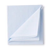 McKesson Stretcher Sheet Flat 40 W X 90 L Inch Blue 50% Cellulose Tissue / 50% Polyethylene Film Disposable (222919_CS) 50/CS