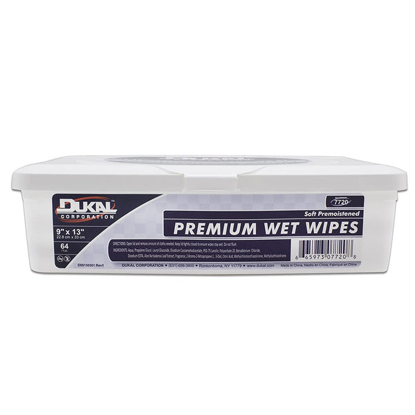 Dukal™ Premium Personal Cleansing Wipe Tub Scented 64 Count (768874_PK) 64/PK