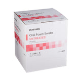 McKesson Oral Swab Untreated Foam Tip 1 per Pack (864650_BX) 250/BX