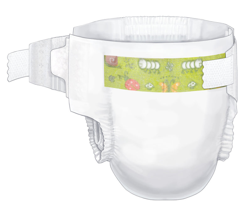 Cardinal Health™ Wings™ Unisex Baby Diaper Size 1 Disposable Heavy Absorbency (1073450_BG) 40/BG
