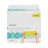 McKesson CanDo® Exercise Resistance Band Yellow 5 Inch X 25 Yard X-Light Resistance (1073312_EA) 1/EA