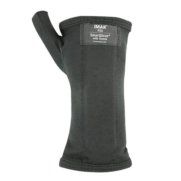 IMAK® RSI SmartGlove® with Thumb Support Wrist / Hand Support Cotton / Spandex Left or Right Hand Black Medium (834869_EA) 1/EA
