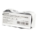 McKesson Cover Glass Square No. 1 Thickness 22 X 22 mm (938364_PK) 1/PK