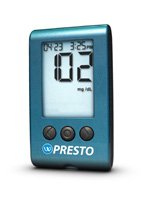 Wavesense® Presto® Blood Glucose Meter 3 to 12 Second Results Stores up to 7 Results No Coding Required (693965_EA) 1/EA