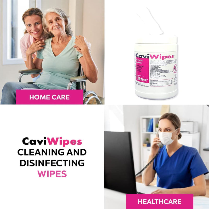 CaviWipes™ Surface Disinfectant Premoistened Alcohol Based Manual Pull Wipe 160 Count Canister Alcohol Scent NonSterile (455706_CS) 12/CS