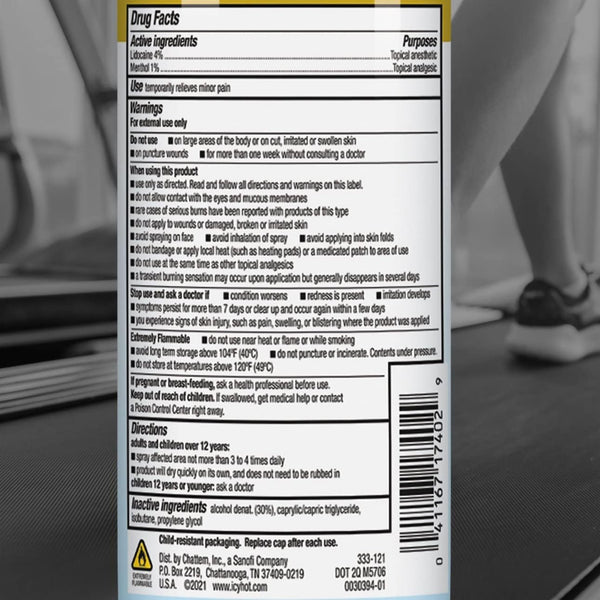 Icy Hot® Topical Pain Relief Spray 4 oz. (1230700_EA) 1/EA