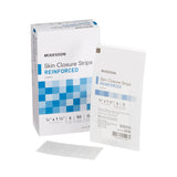McKesson Skin Closure Strip 1/4 X 1-1/2 Inch Nonwoven Material Reinforced Strip White (876307_BX) 50/BX