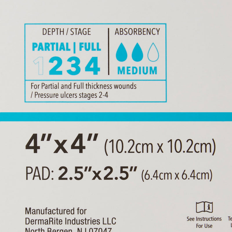 ComfortFoam™ Border Lite Thin Foam Dressing 4 X 4 Inch With Border Waterproof Backing Silicone Adhesive Square Sterile (1003181_EA) 1/EA
