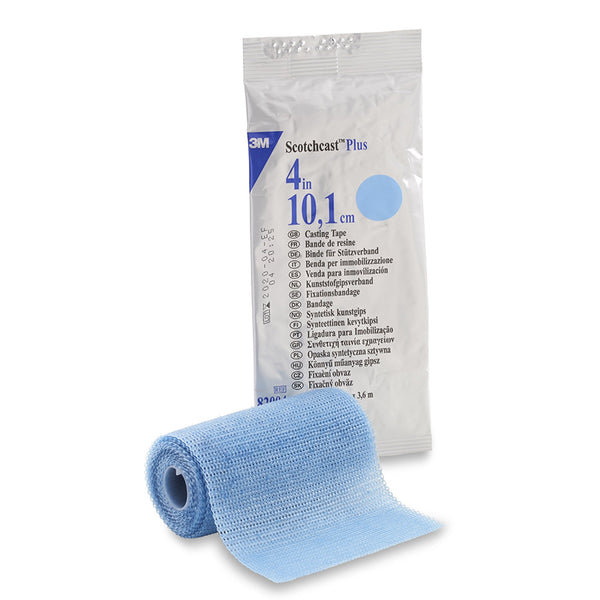 3M™ Scotchcast™ Plus Cast Tape 4 Inch X 12 Foot Fiberglass / Resin Light Blue (199233_EA) 1/EA