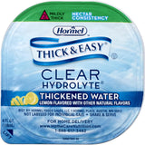 Thick & Easy® Hydrolyte® Thickened Water 4 oz. Portion Cup Lemon Flavor Liquid IDDSI Level 2 Mildly Thick (584160_CS) 24/CS