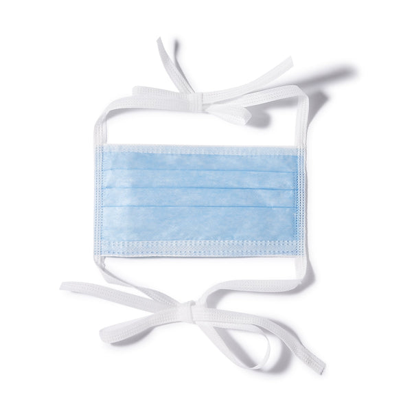 Precept® FluidGard® 160 Surgical Mask Anti-fog Foam ASTM Level 3 Tie Closure One Size Fits Most (1175042_CS) 300/CS