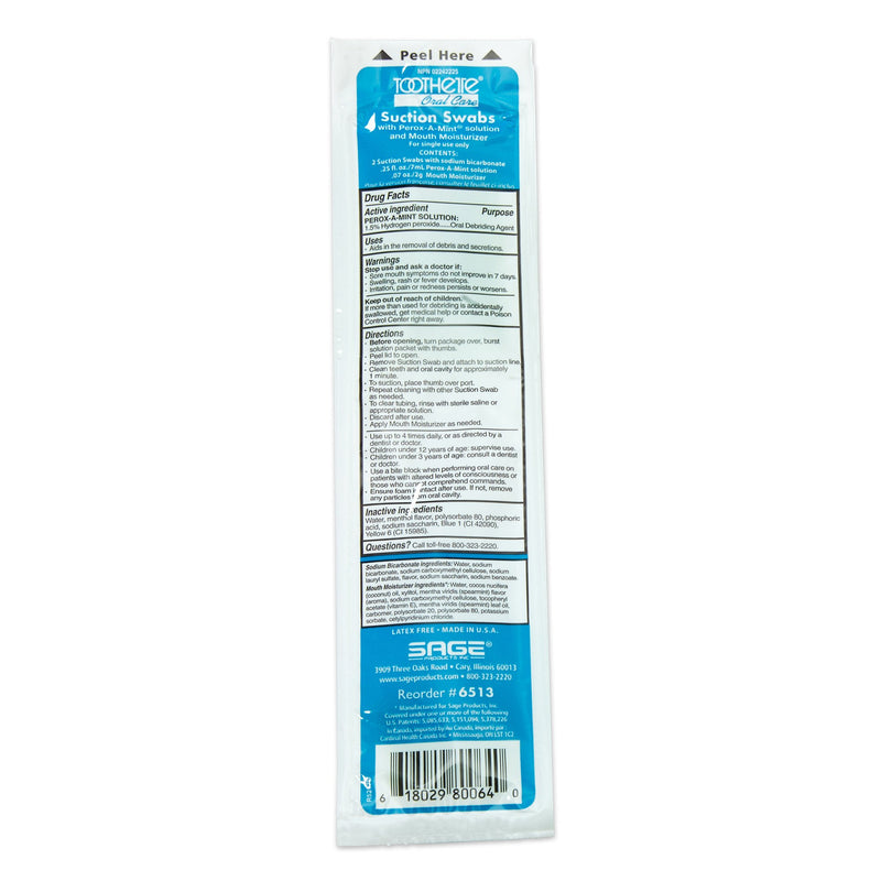 Toothette® Suction Swab Kit NonSterile (746637_PK) 1/PK