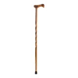 Brazos™ Twisted T-Handle Cane Wood 37 Inch Height Brown (1229018_EA) 1/EA