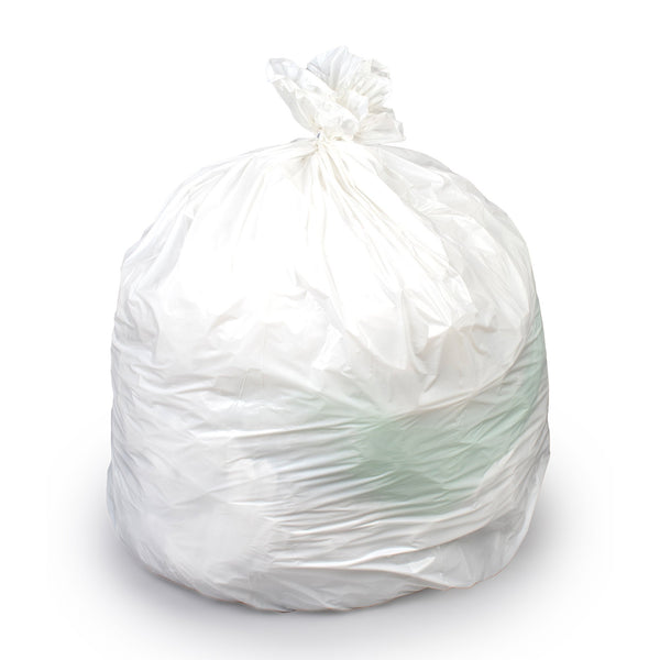 Colonial Bag Tuf Trash Bag 30 gal. White LLDPE 0.75 mil 30 X 36 Inch X-Seal Bottom Flat Pack (866042_CS) 200/CS