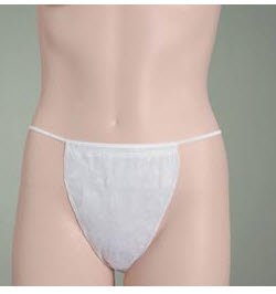 One-Dees® Bikini Panty White One Size Fits Most Disposable (781432_EA) 1/EA