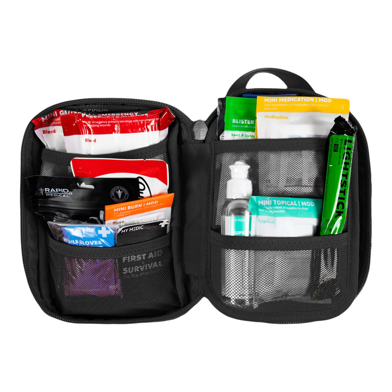 My Medic™ MYFAK Mini Pro First Aid Kit Black Soft Bag (1234448_EA) 1/EA