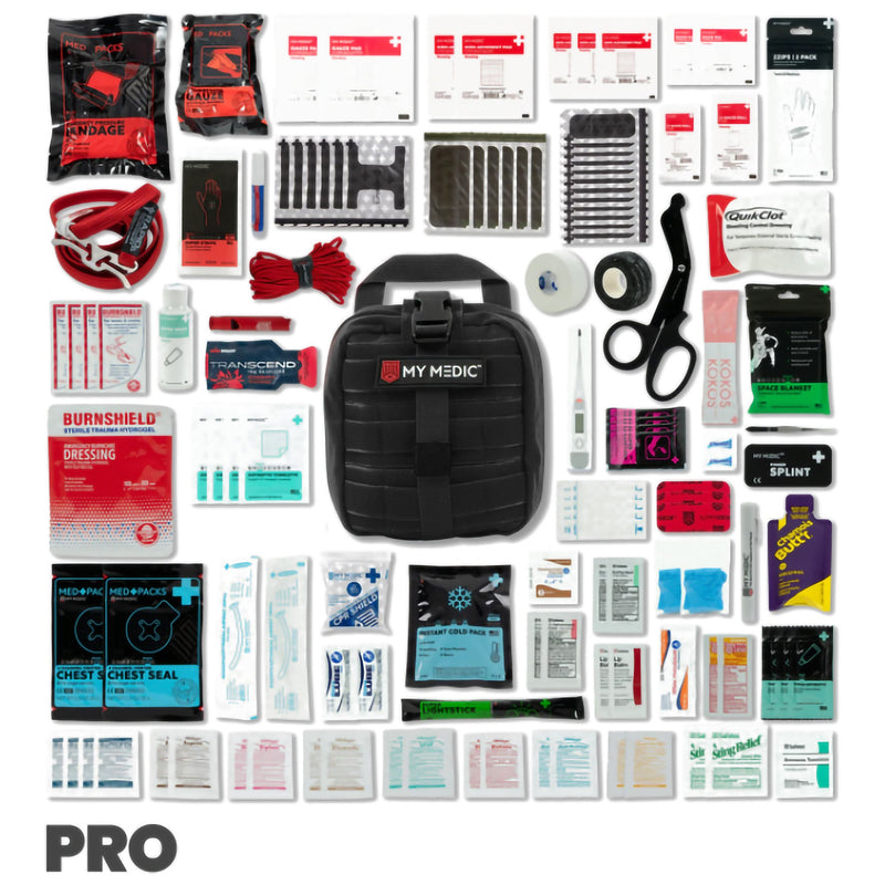 My Medic™ MYFAK Pro First Aid Kit Black Nylon Bag (1207717_EA) 1/EA