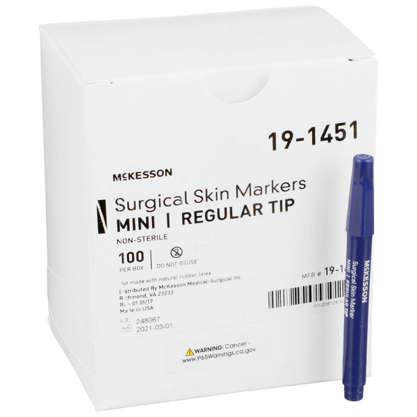 McKesson Skin Marker Prep-Resistant Gentian Violet Ink NonSterile Mini Regular Tip (1042455_EA) 1/EA