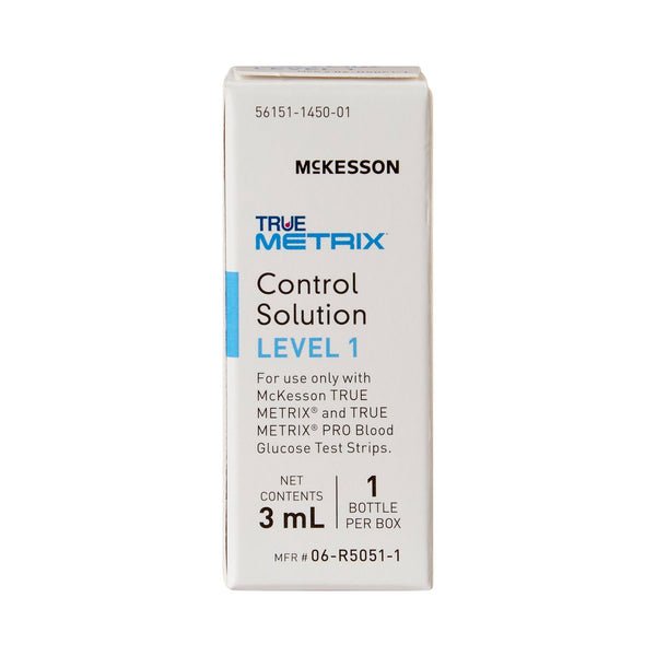 McKesson TRUE METRIX® Blood Glucose Control Solution 3 mL Level 1 (960304_BX) 1/BX