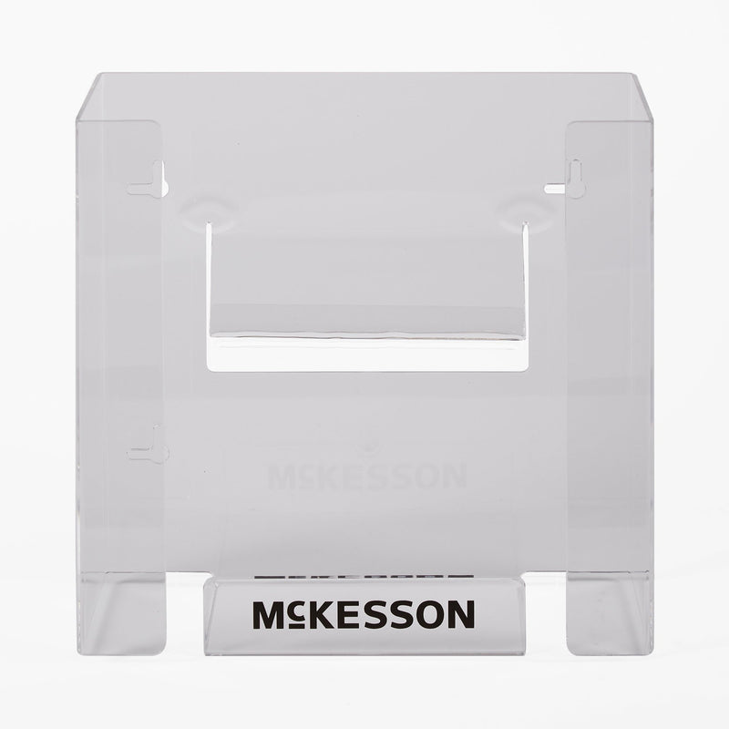 McKesson Glove Box Holder Horizontal or Vertical Mounted 2-Box Capacity Clear 4 X 10 X 10-3/4 Inch Plastic (464712_CS) 10/CS