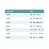 Mepore® Composite Dressing 3-3/5 X 8 Inch Rectangle Sterile (787100_EA) 1/EA