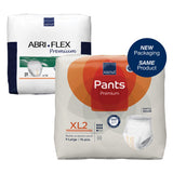 Abena® Premium Pants XL2 Unisex Adult Absorbent Underwear Pull On with Tear Away Seams X-Large Disposable Heavy Absorbency (1218237_CS) 96/CS