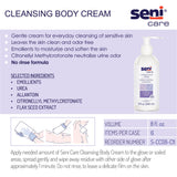 Seni® Care Rinse-Free Body Wash Cream 8 oz. Pump Bottle Light Scent (1163814_EA) 1/EA
