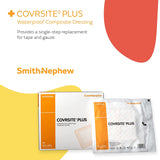 COVRSITE Plus Composite Dressing 6 X 6 Inch Square NonSterile Film Backing (407733_CS) 100/CS