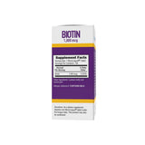 Up&Up Biotin Supplement Vitamin B7 1,000 mcg Strength Tablet 100 per Bottle (786042_BT) 1/BT