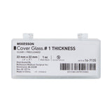 McKesson Cover Glass Square No. 1 Thickness 22 X 22 mm (483349_PK) 1/PK