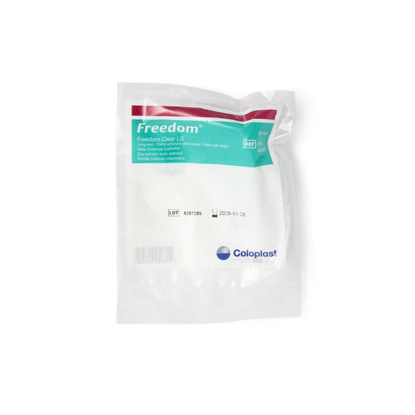 Freedom Clear® LS Male External Catheter Self-Adhesive Seal Silicone Medium (442023_BX) 100/BX