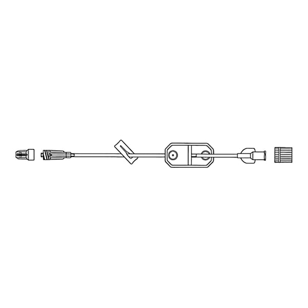 McKesson IV Extension Set Standard Bore 9 Inch Tubing 1.2 Micron Filter Sterile (1139237_EA) 1/EA