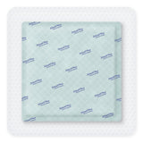 Zetuvit® Plus Silicone Border Super Absorbent Dressing Silicone Adhesive 7 X 7 Inch Square (1242908_EA) 1/EA